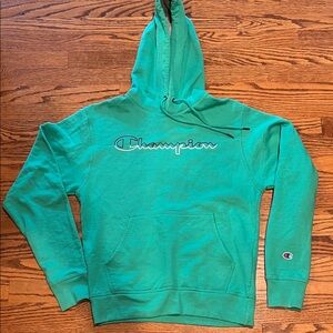 Champion powerblend Green Pullover Hoodie